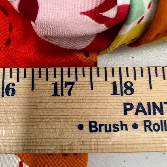 Harve Benard Vintage Retro Floral Blazer Jacket Orange Yellow Pink - Women's 6 P - Picture 7 of 10